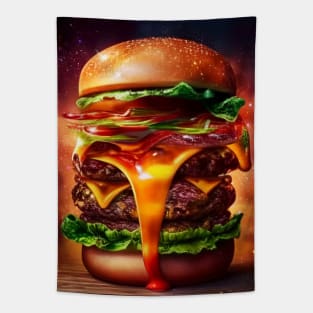 Bacon Cheeseburger Tapestry