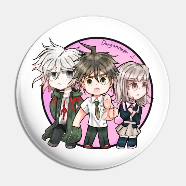 Danganronpa Hajime Chiaki Nagito: by Kībo-Kībo Pin by Kibo-Kibo