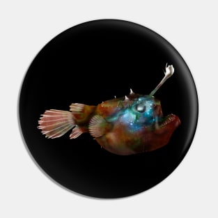 Galaxy Angler Fish Pin