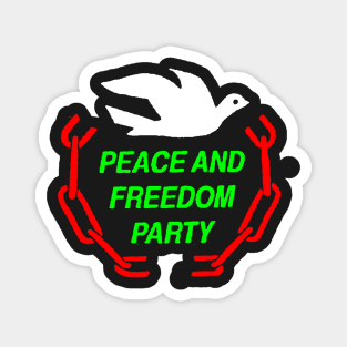 Peace and Freedom Party Magnet
