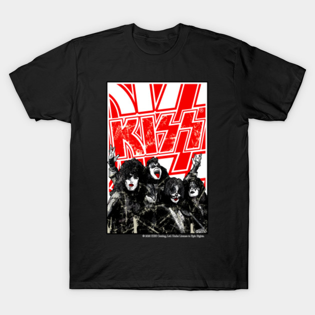 Kiss Band Classic Grunge Rock Vintage Vector Metal Art Kiss Band T Shirt Teepublic