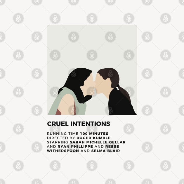 Cruel Intentions Minimalist Poster by honeydesigns