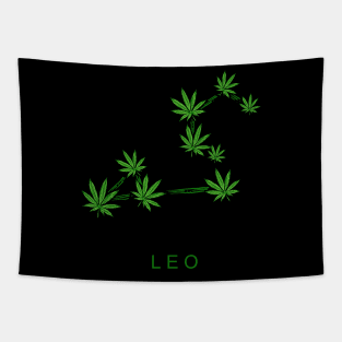 LEO WEED ZODIAC Tapestry