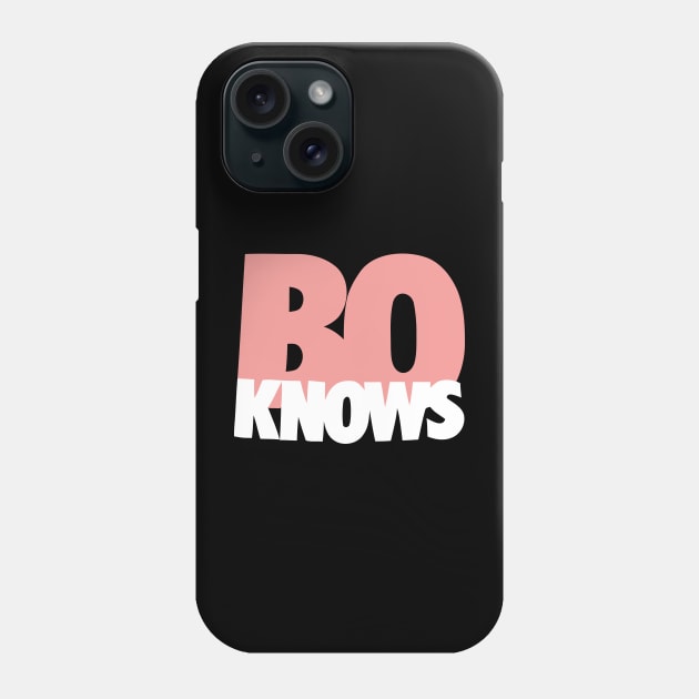 Bo Knows Baseball Phone Case by Mavioso Pattern