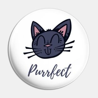 Purrfect happy and cute cat Pin