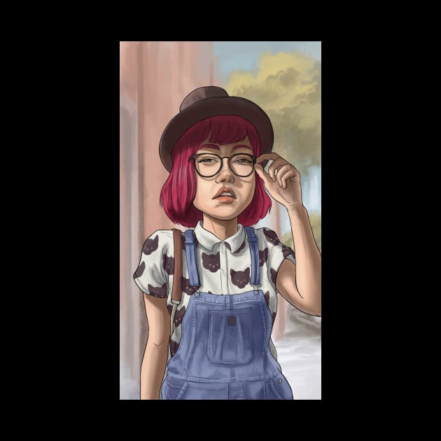 Hipster girl by Whoana Keli