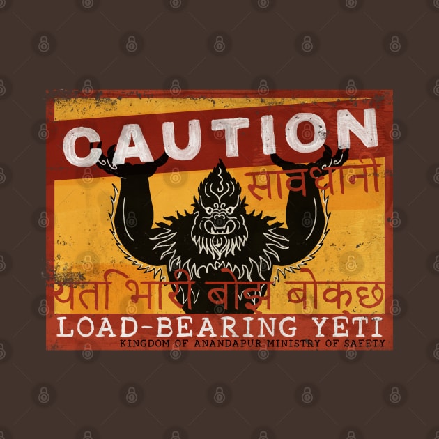 Load-Bearing Yeti by ThemeParkPreservationSociety