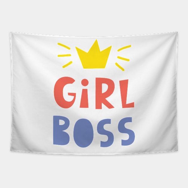 GIRL BOSS Tapestry by SukiG