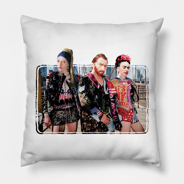 Punk is back Pillow by hayatininevreni