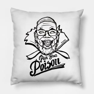 Uncle Rags Pick Your Poison - TPinktober October 1st 2018 Pillow