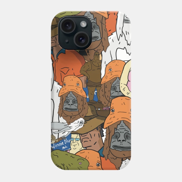 Sassy the Sasquatch and friends Phone Case by SturgesC