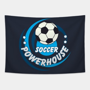 Soccer Powerhouse High School Fall Sports Tapestry