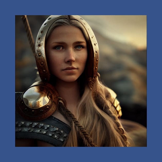 Viking Shield Maiden by Grassroots Green