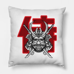 Cyberpunk Samurai Shogun Pillow