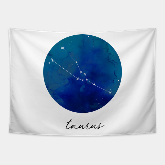 Taurus Zodiac Watercolor Constellation Taurus Tapestry Teepublic Click here and download the watercolor taurus zodiac bull clipart graphic · window, mac, linux · last updated 2021 · commercial licence included ✓. teepublic