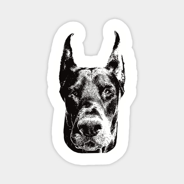 Dobermann gift for Dobermann Owners Magnet by DoggyStyles
