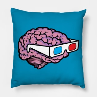 3D Glasses Blow My Mind Pillow