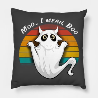 Moo I mean, Boo Pillow