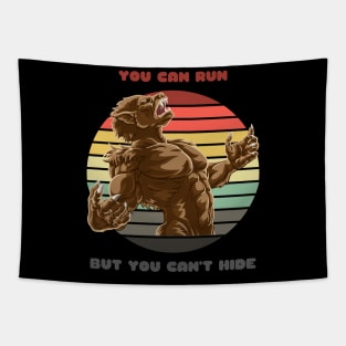 Sunset Werewolf / You Can Run But You Can't Hide Tapestry