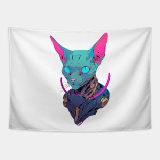 Cyberpunk Catz Tapestry