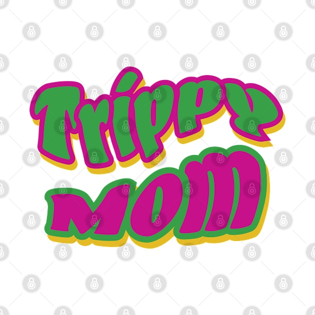 Trippy Mom 1 Purple Green by mareescatharsis