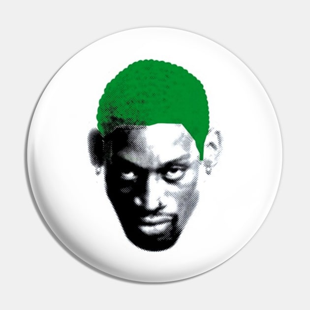 rodzilla-dennis Rodman design Pin by MN-STORE