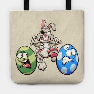 Zombie Easter bunny Tote