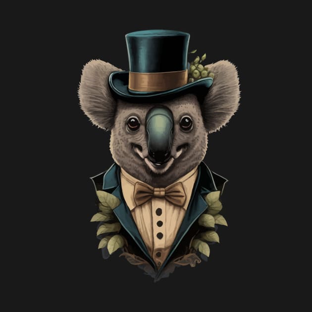 Koala with top hat by K3rst