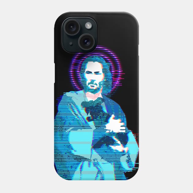 Keanu Reeves (Glitch) Phone Case by LeiaHeisenberg