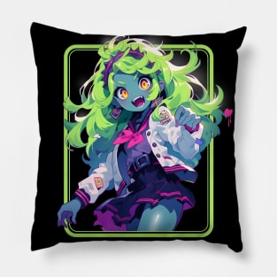 Zombie Girl Pillow