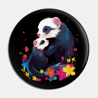 Ferret Mothers Day Pin