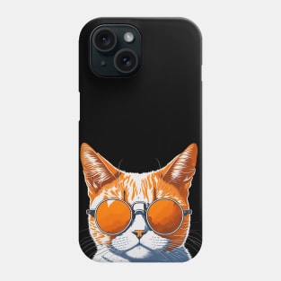 Cat Wearing sanglasses Phone Case