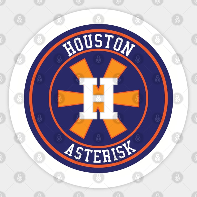 Houston Asterisks Baseball Team' Sticker