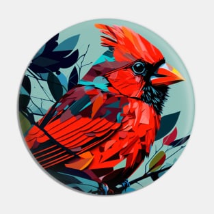 Creative Cardinal Design Pin