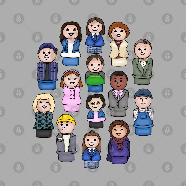 Stars Hollow Inhabitants by Slightly Unhinged