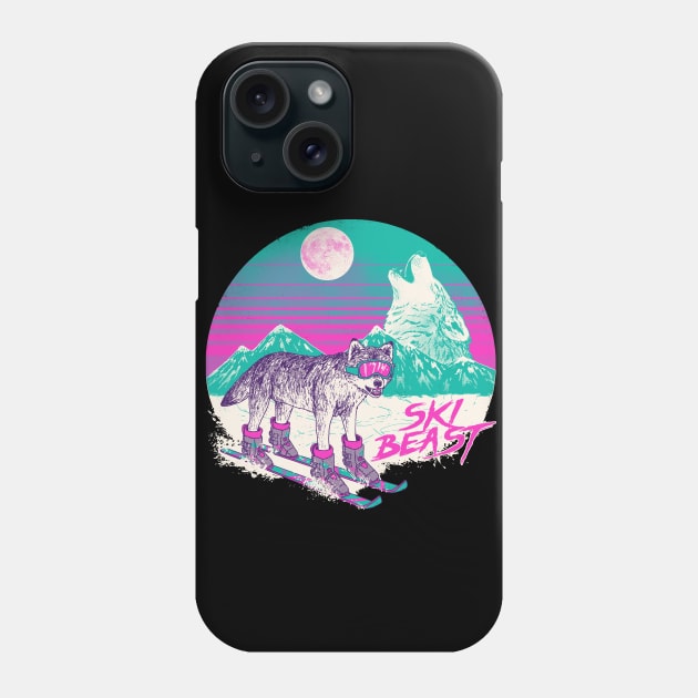 Ski Beast Phone Case by Hillary White Rabbit