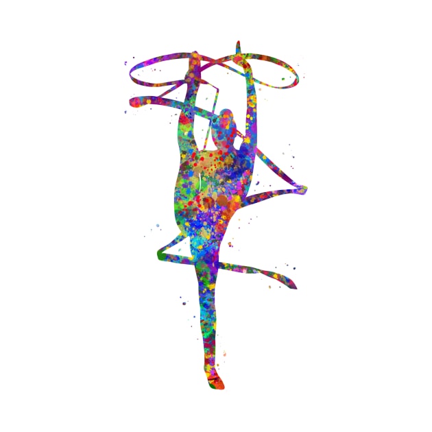 Rhythmic gymnastics ribbon by Yahya Art