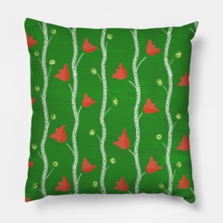 tulip pattern Pillow