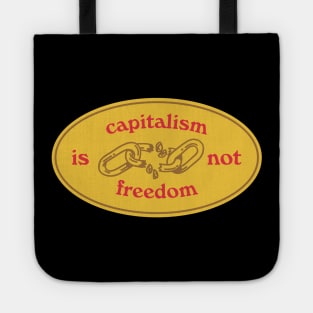 Capitalism Is Not Freedom Tote