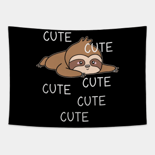 Cute Baby Sloth Tapestry