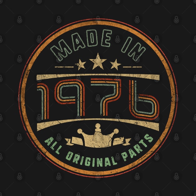 Made In 1976 47th Birthday by MintaApparel