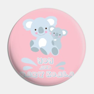 Baby Koala and Mom Pin