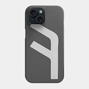 𐰚 - Letter K (v2) - Old Turkic Alphabet Phone Case