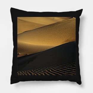 Yellow Black Desert picture Pillow