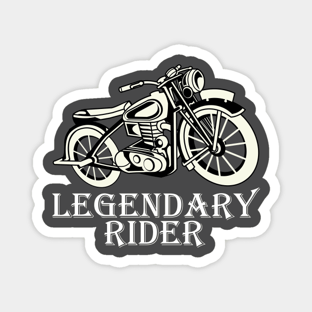 Legendary Rider Magnet by LAMUS