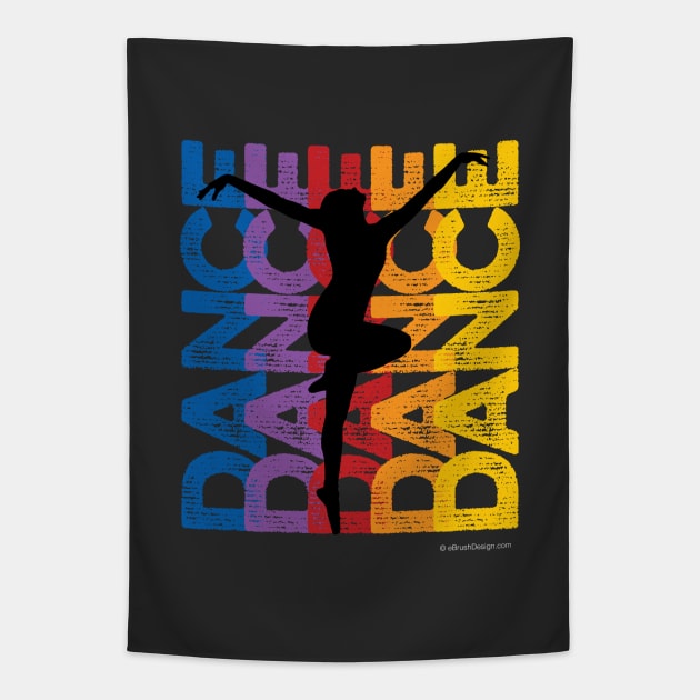 Danse et Lettres Tapestry by eBrushDesign