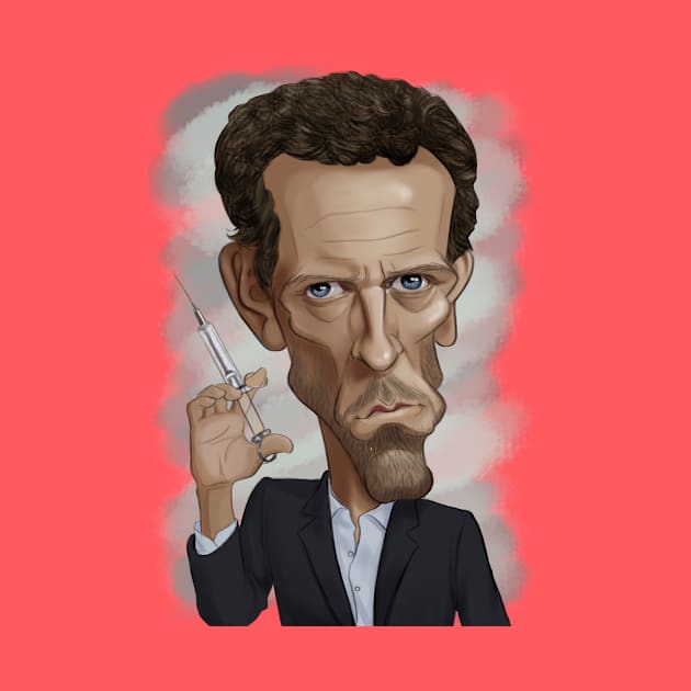 Doctor House caricature by quenguyen