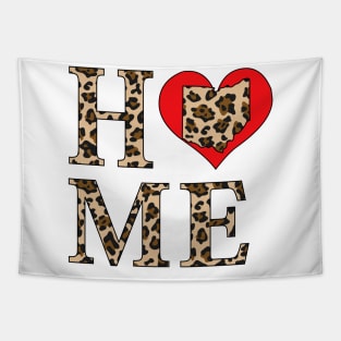 Ohio Home Leopard Print Tapestry