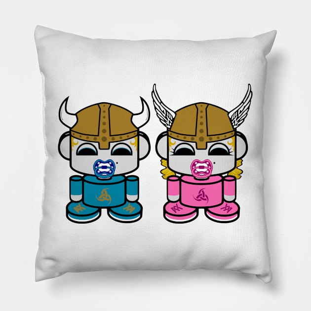 Freya & O'din O'BABYBOT Toy Robot Pillow by Village Values