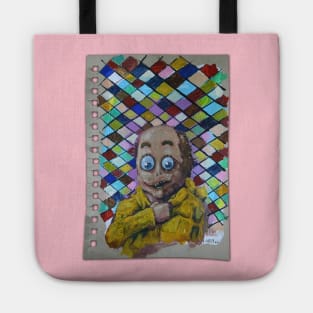 Duck Goblin 2 | DuckMan Yellow Raincoat Goblin | Lowbrow Pop Surreal Art | Horror Masterpiece | Original Oil Painting By Tyler Tilley Tote